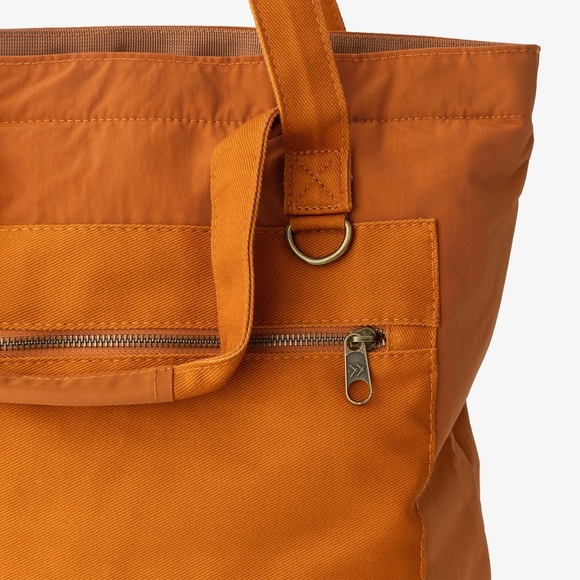 NWT Thread Wallets Utility Tote/Laptop Bag | Honey Orange | Water-Resistant - Picture 3 of 6
